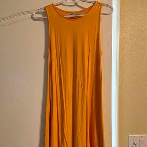NWOT Yellow swing dress